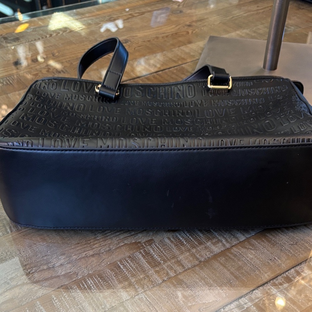 Love Moschino Black Embossed Shoulder Bag - Picture 16 of 16